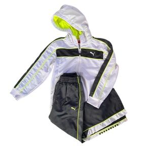 Puma Boys Full Zip Hoodie and Pants Outfit 8